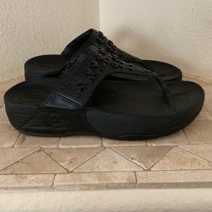 Studded Black Fitflop sandals